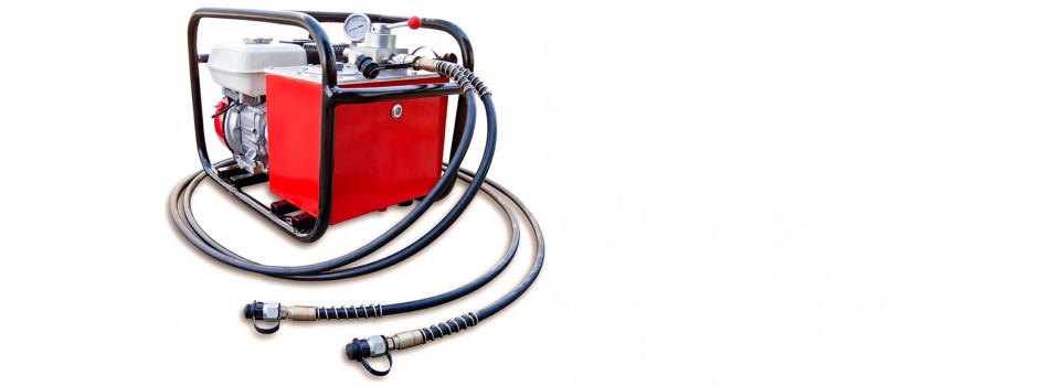 Применение бензогидравлической двухклапанной помпы КВТ 