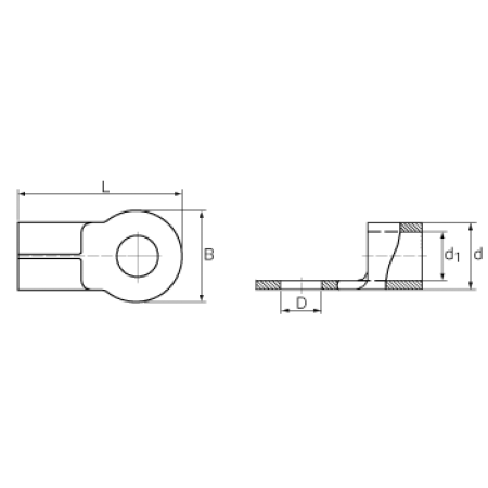 КВТ Наконечник медный под пайку ПМ 4–4 (мин партия 100 шт.) 42944 KVT КВТ Наконечник медный под пайку ПМ 4–4 (мин партия 100 шт.) 42944 KVT
