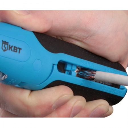 КВТ Многофункциональный стриппер-отвертка WS-05 с индикатором напряжения 55953 KVT КВТ Многофункциональный стриппер-отвертка WS-05 с индикатором напряжения 55953 KVT