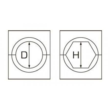 КВТ Матрица для стал. зажима круглая С-20,0/100т 61500 KVT КВТ Матрица для стал. зажима круглая С-20,0/100т 61500 KVT