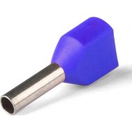 КВТ Наконечник втулочный двойной НШВИ(2) 2.5–10 (мин партия 100 шт.) 61588 KVT