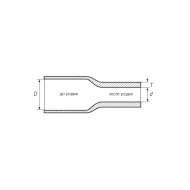 КВТ Термоусаживаемя трубка в евро-боксе Т-BOX-4/2 (желтая) 65595 KVT