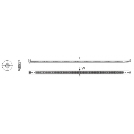 КВТ Стяжка нейлоновая КСК 7.5х250 68098 (цена за уп.) KVT КВТ Стяжка нейлоновая КСК 7.5х250 68098 (цена за уп.) KVT