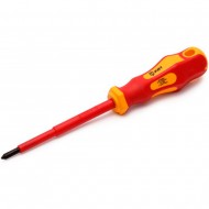 КВТ Отвертка изолированная диэлектрическая VDE PZ2*100 69307 KVT