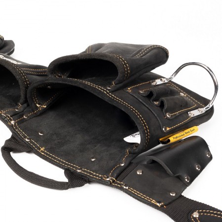 КВТ Сумка-пояс монтажника кожаная СК-12 «DEAD BULL» 78427 KVT КВТ Сумка-пояс монтажника кожаная СК-12 «DEAD BULL» 78427 KVT