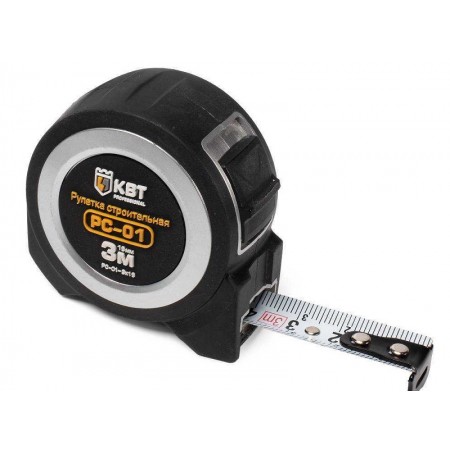 КВТ Рулетка строительная РС-01-3х19 78649 KVT КВТ Рулетка строительная РС-01-3х19 78649 KVT