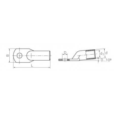 КВТ Наконечник ТМЛс 16-6 (10шт.) 78773 KVT КВТ Наконечник ТМЛс 16-6 (10шт.) 78773 KVT