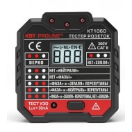 КВТ Тестер розеток и УЗО KT 106D "PROLINE" 79136 KVT