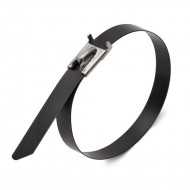 КВТ Стяжка стальная СКС-П (304) 4.6х100 с полимерным покрытием (мин партия 100 шт.) 79375 KVT