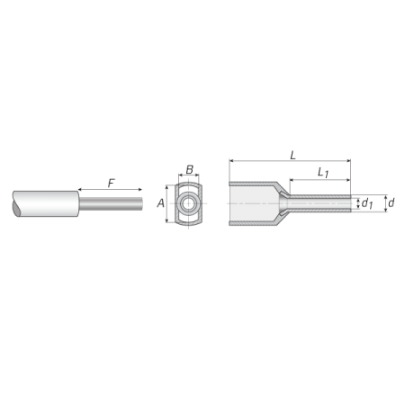 КВТ Наконечник штыревой втулочный двойной НШВИ(2) 1.0-10 (мин партия 500 шт.) 66971 / 79465 KVT КВТ Наконечник штыревой втулочный двойной НШВИ(2) 1.0-10 (мин партия 500 шт.) 66971 / 79465 KVT