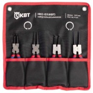 КВТ Набор кольцесъемников для наружных и внутренних стопорных колец 140 мм НКС-03 84384 KVT