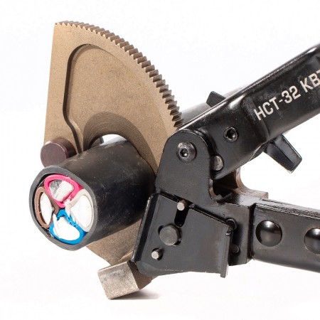 КВТ Секторные ножницы для резки кабелей, проводов АС и стальной арматуры НСТ-32 84393 KVT КВТ Секторные ножницы для резки кабелей, проводов АС и стальной арматуры НСТ-32 84393 KVT